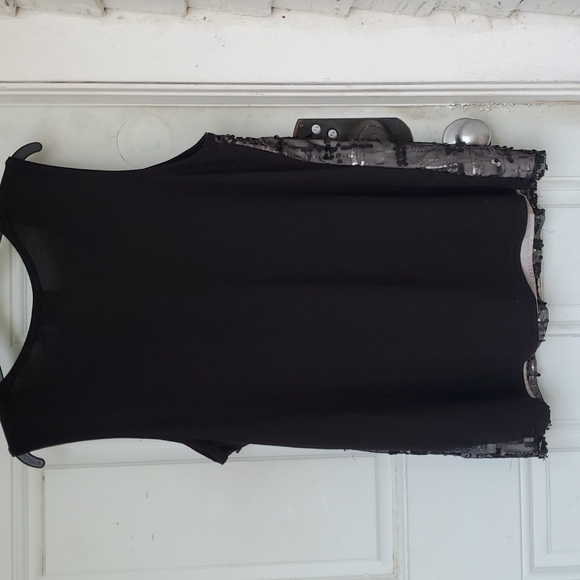 3/$30 Simply Vera Wang Sequin Tank Top - Picture 2 of 7